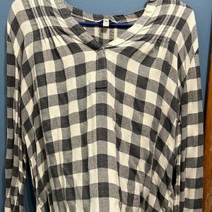Plaid long sleeve shirt MEDIUM